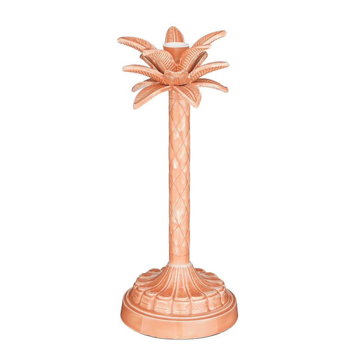 Candlestick Palm tree - H30 x Ø13 cm - Pink