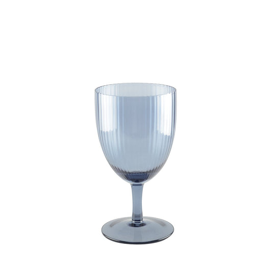 BLUE WINE GLASSES - SET OF 6