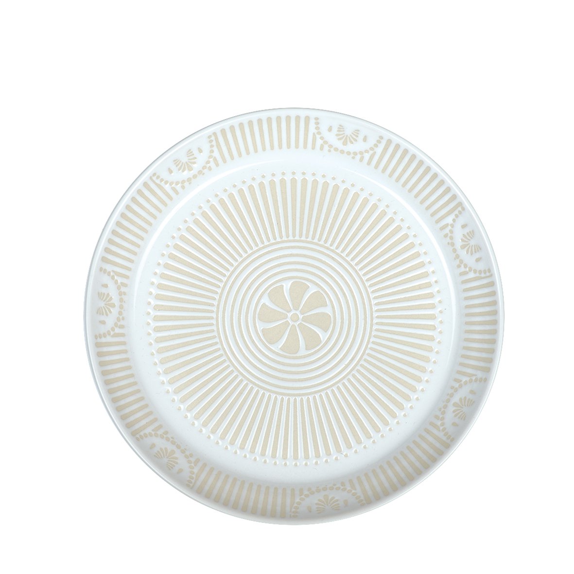 WHITE DESSERT PLATE 21CM