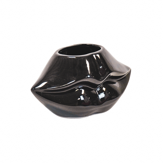 Housevitamin Lip Pot - Black - 21x19x11cm