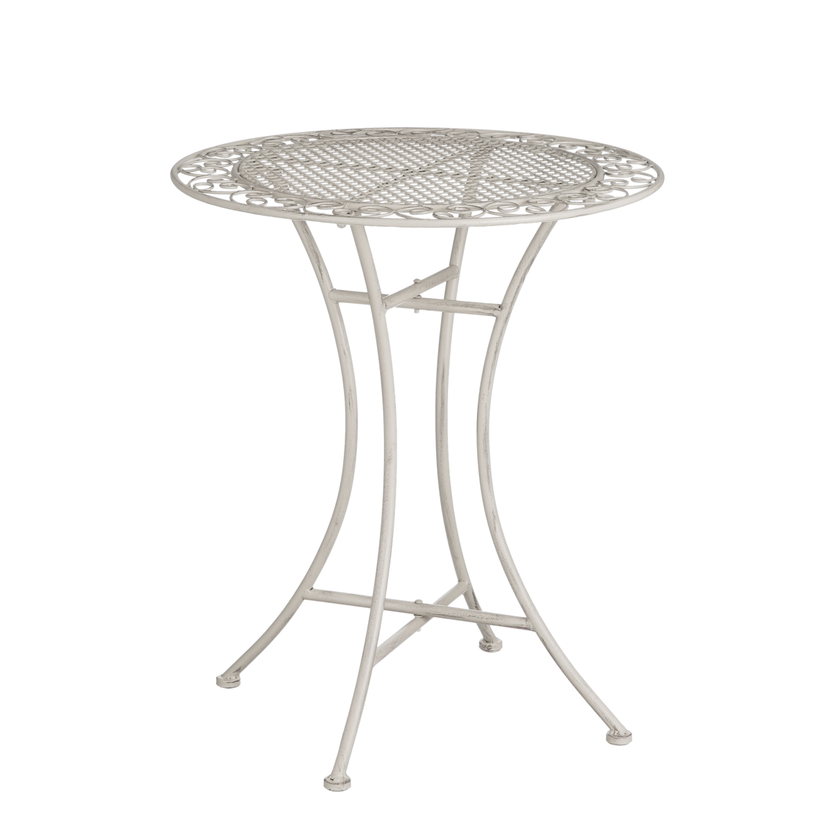 Provence Outdoor Bistro Table - H70 x Ø60 cm - White