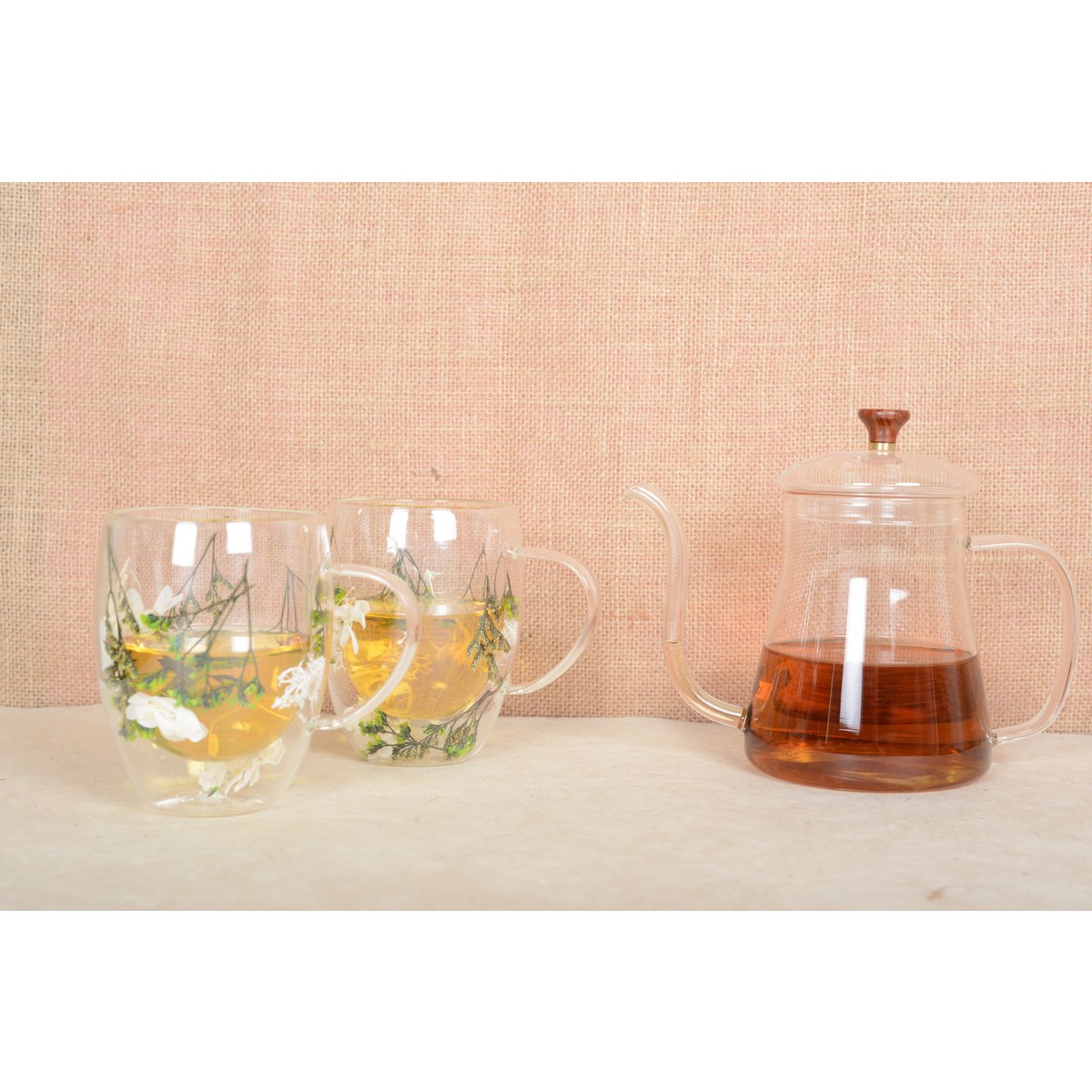 GLASS TEAPOT 650ML