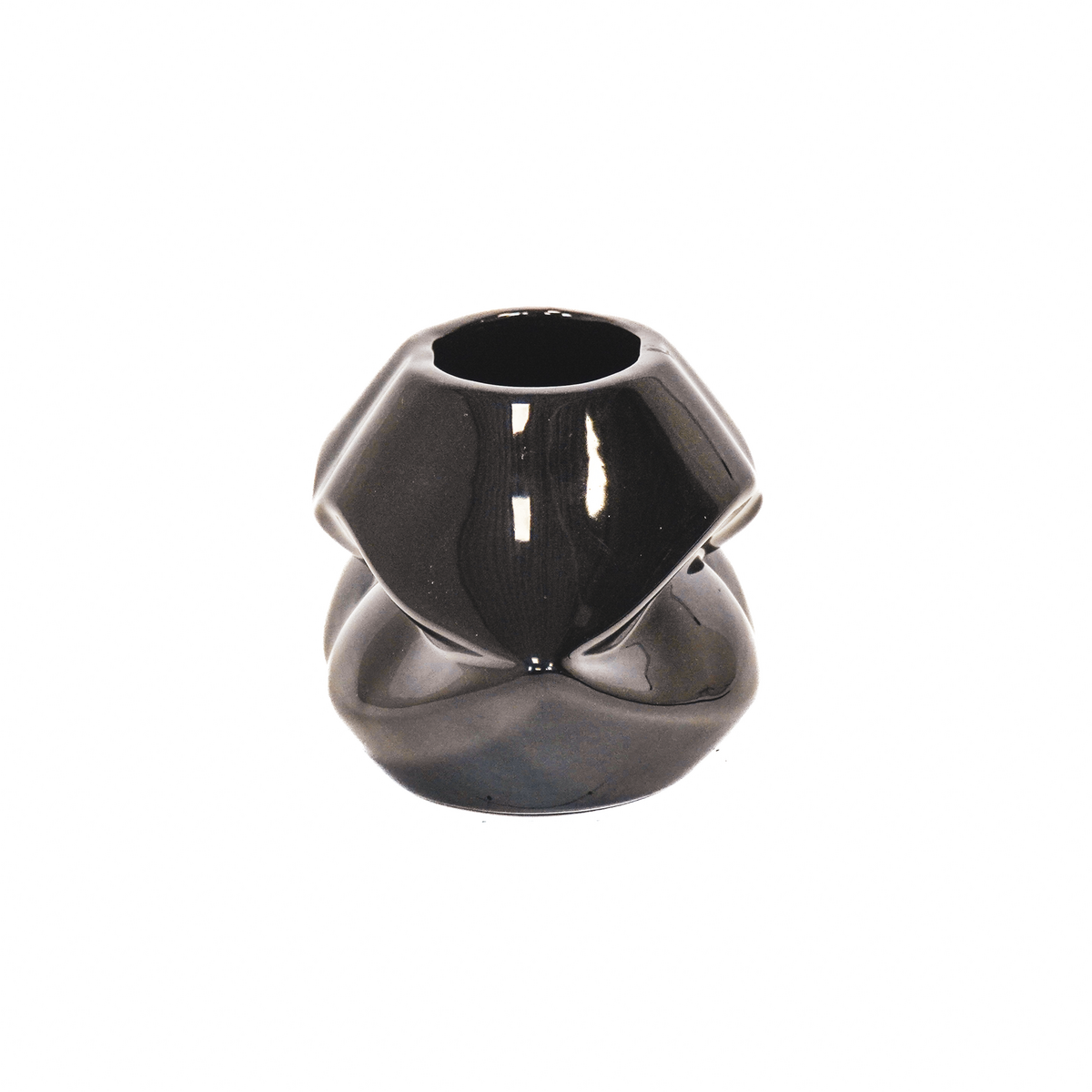 Housevitamin Lip Pot - Black - 21x19x11cm