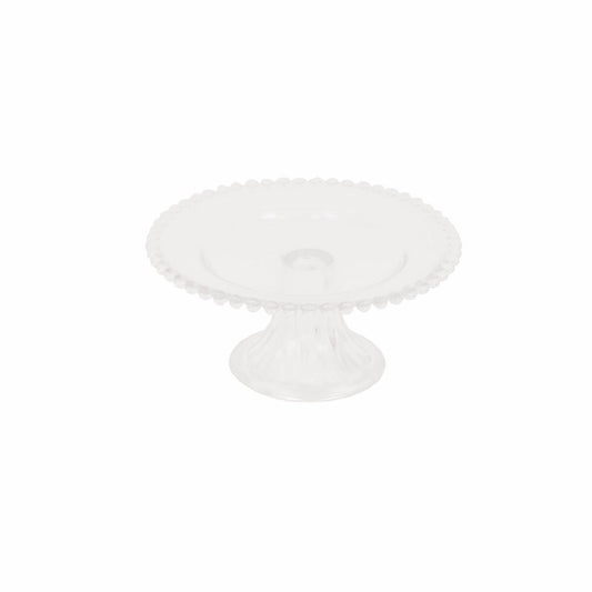 HV Cake Board Glass - Clear - 21x21x9.5cm