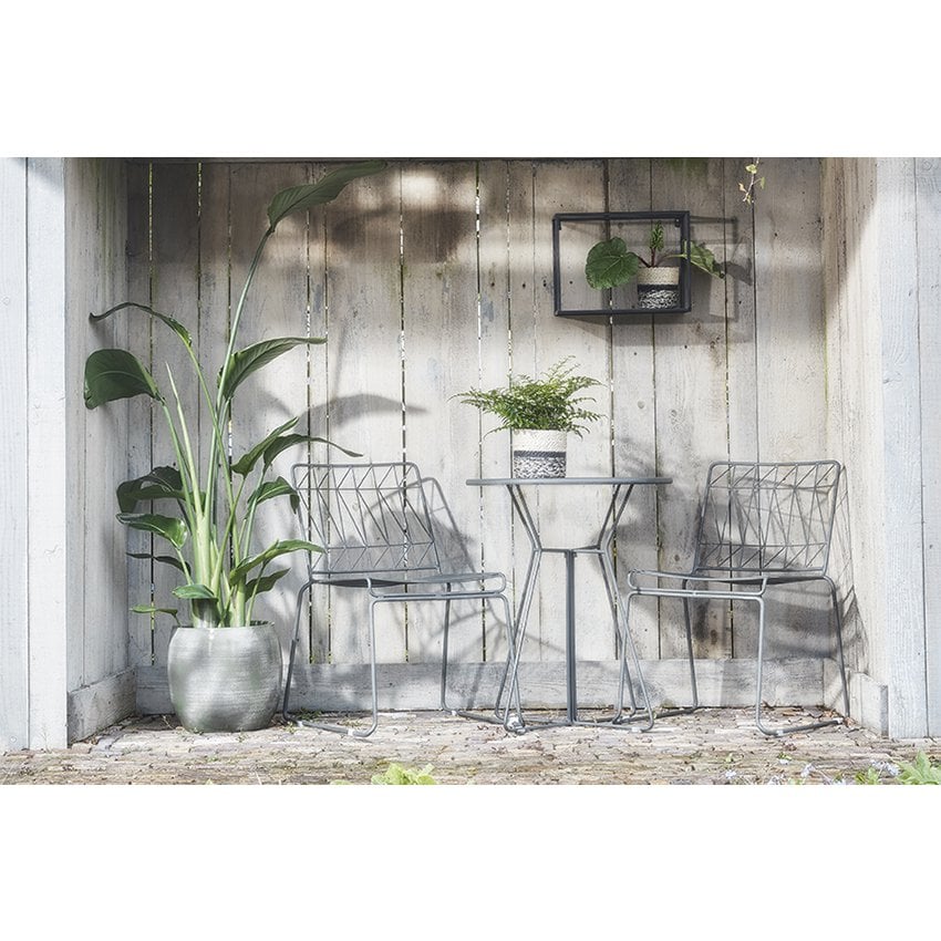 Bueno Garden chair - L53 x W55 x H77 cm - Gray