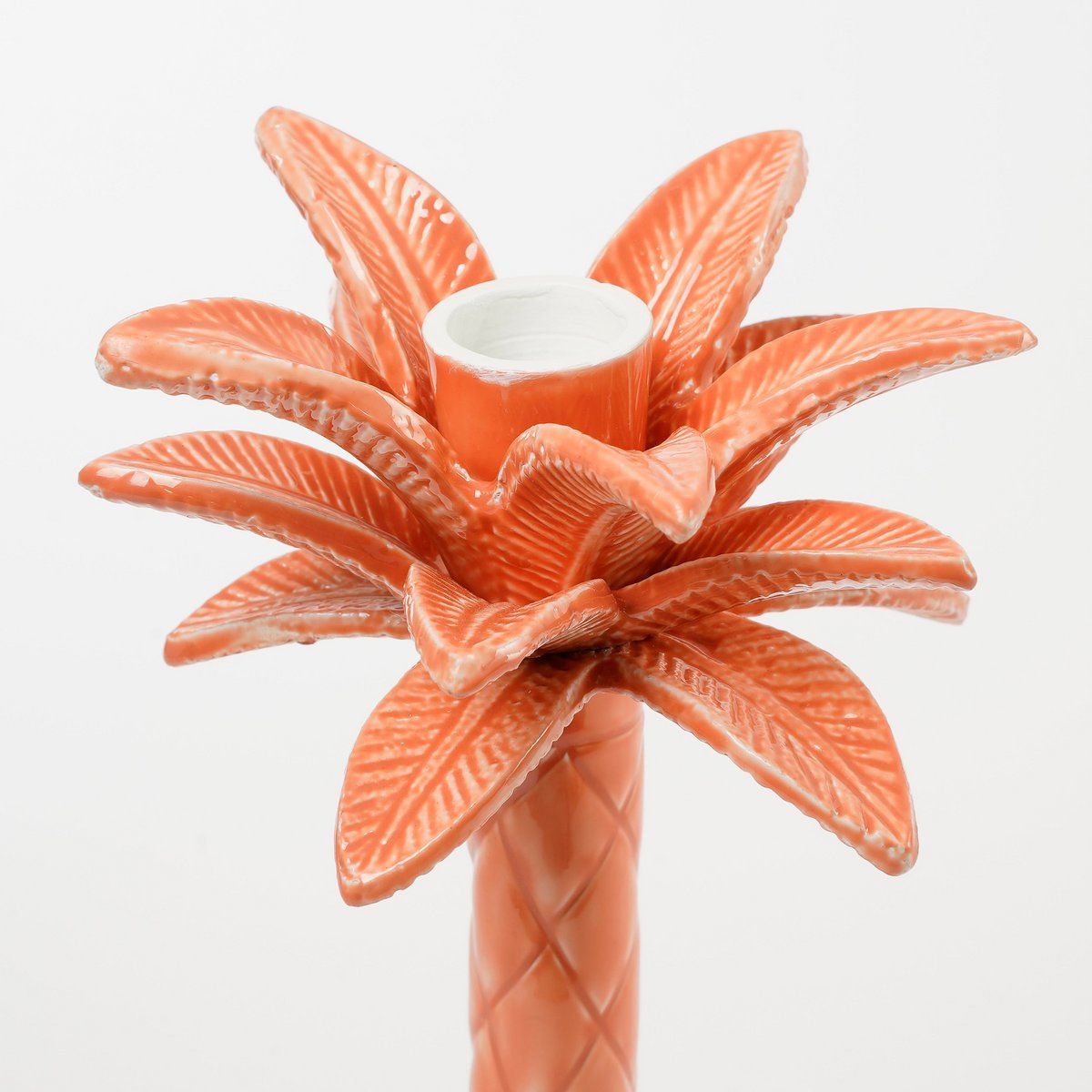 Candlestick Palm tree - H30 x Ø13 cm - Pink