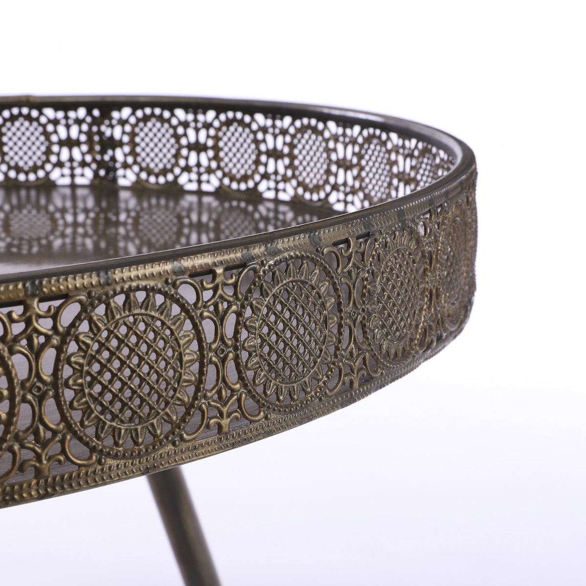 Lagoon Coffee Table - H46 x Ø70 cm - Metal - Bronze