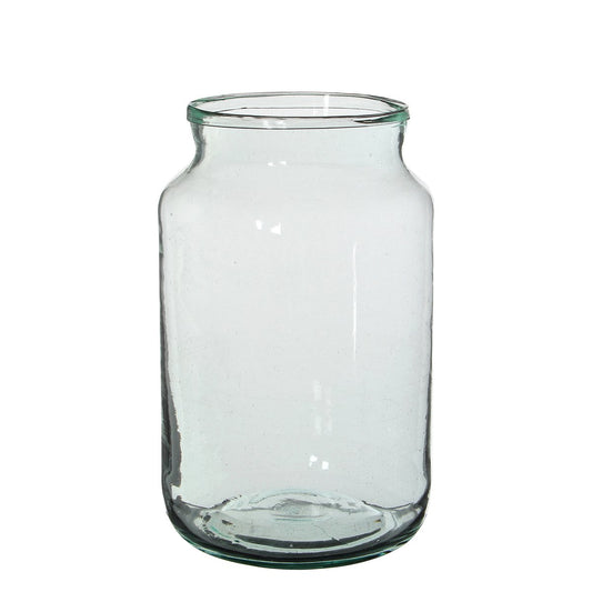 Vienne Vase - H30 x Ø18 cm - Recycled Glass - Transparent