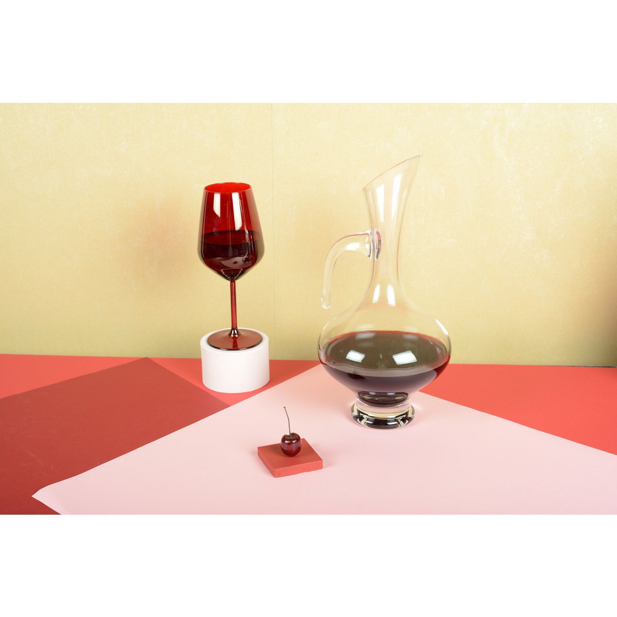 GLASS WINE CARAFE 18X36CM