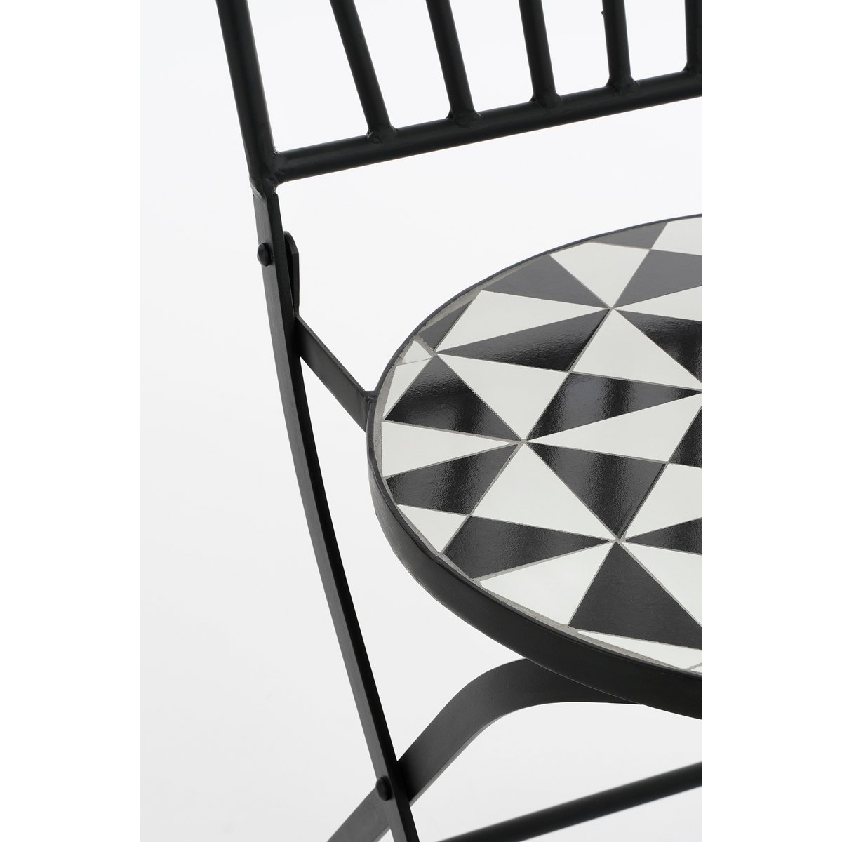 Cambria Bistro chair - L40 x W52 x H89 cm - Metal - Black