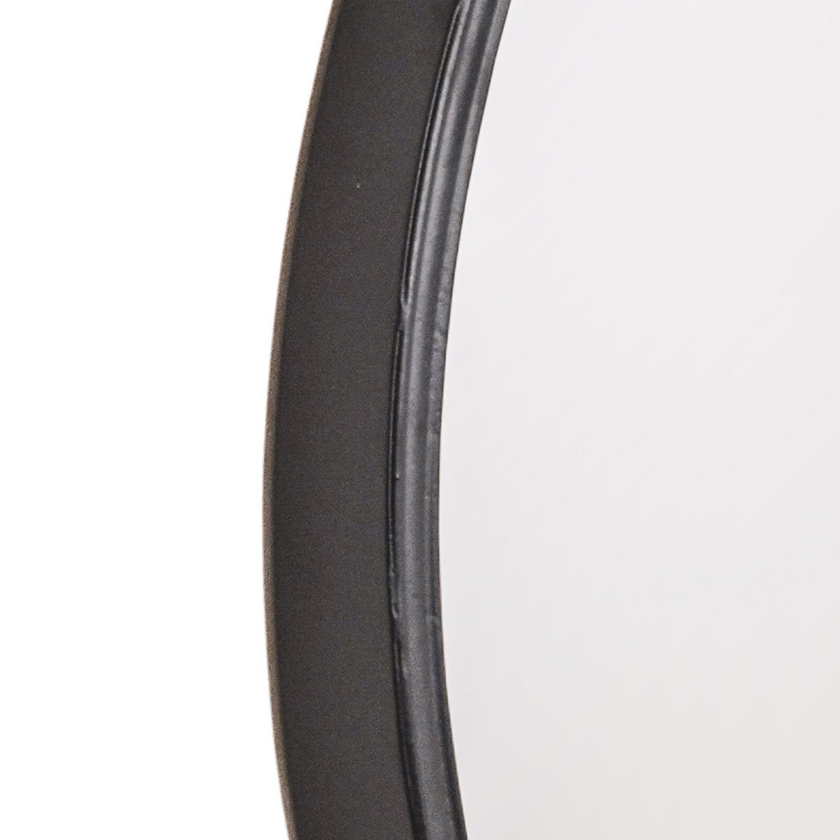 HV Round Mirror Metal - Black - Ø50cm