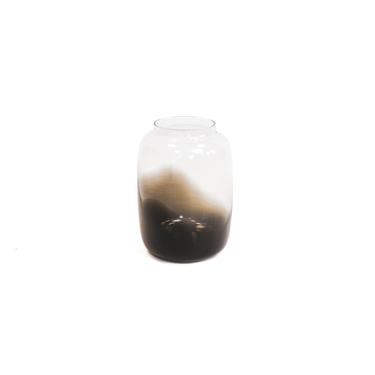 HV Vase Dipdye - Black -18x25cm