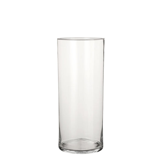 Carly Vase - H48 x Ø19 cm - Cylinder - Transparent