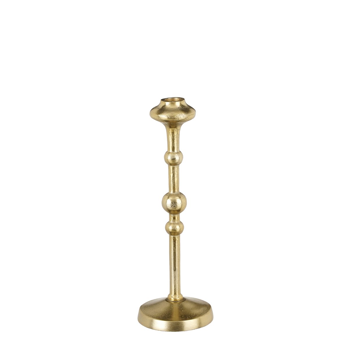 Canto Candlestick - H30 x Ø9 cm - Aluminum - Gold