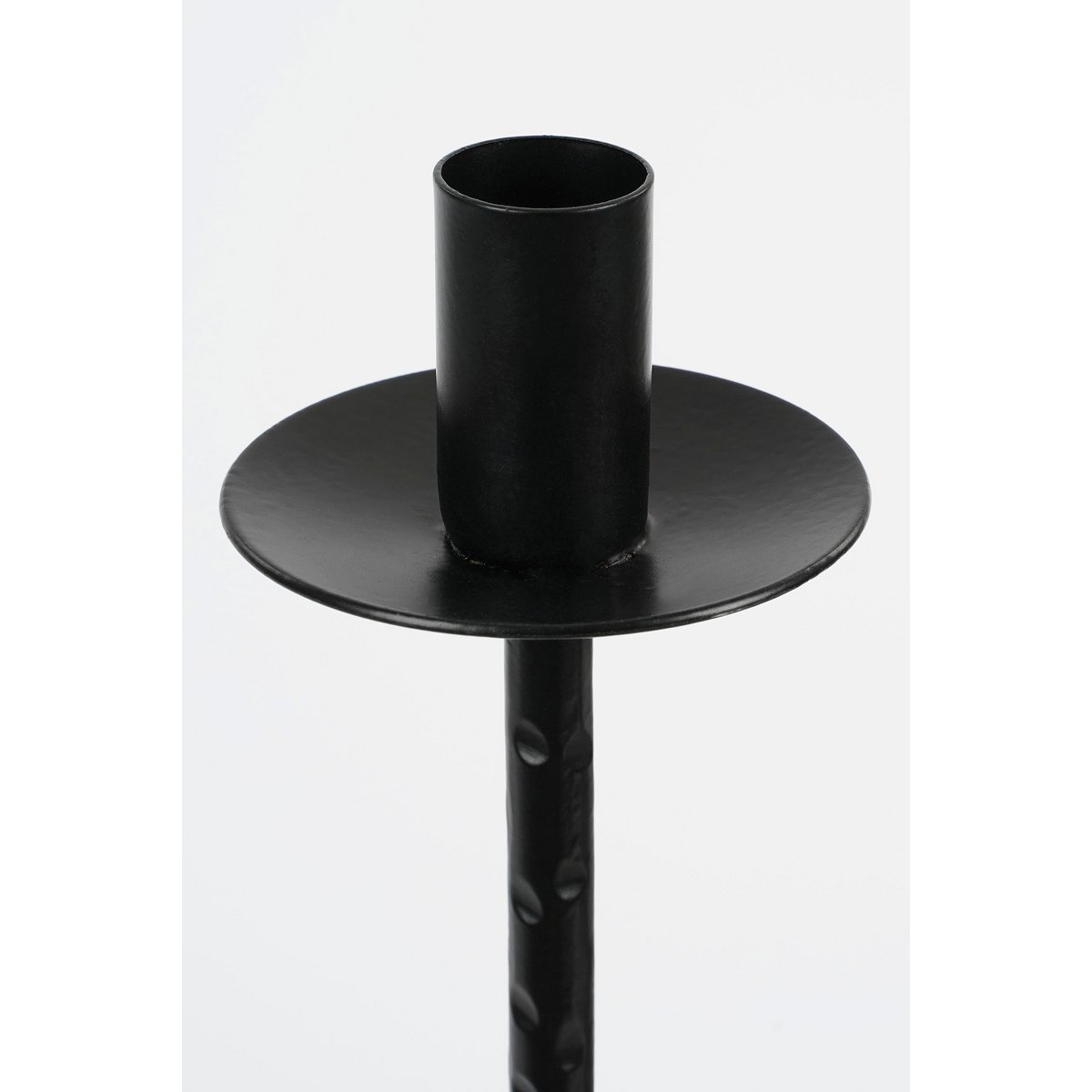 Kantas Candlestick - L30 x W15 x H73 cm - Metal - Black