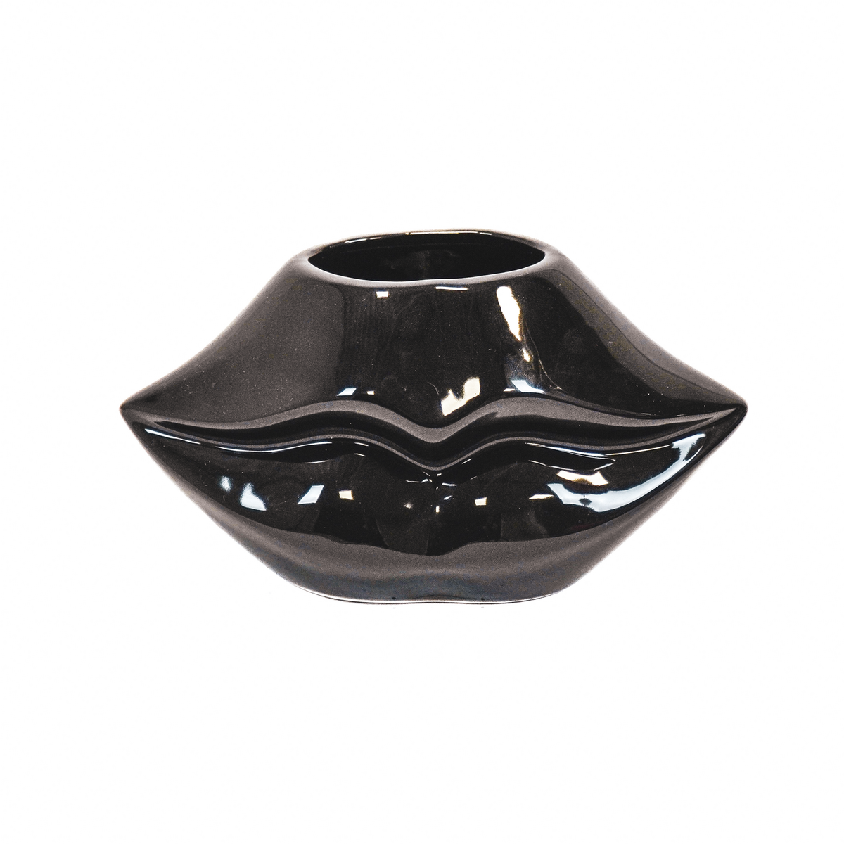 Housevitamin Lip Pot - Black - 21x19x11cm