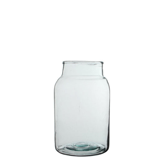 Vienne Vase - H35 x Ø21 cm - Recycled Glass - Transparent