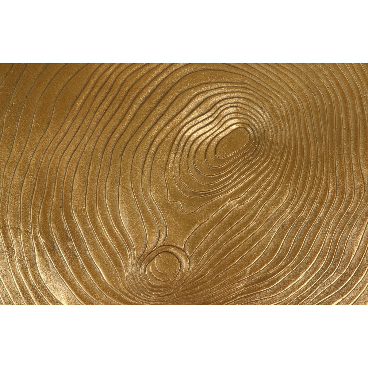 Coffee table - ø65x42 - Gold/Black - Aluminum/metal