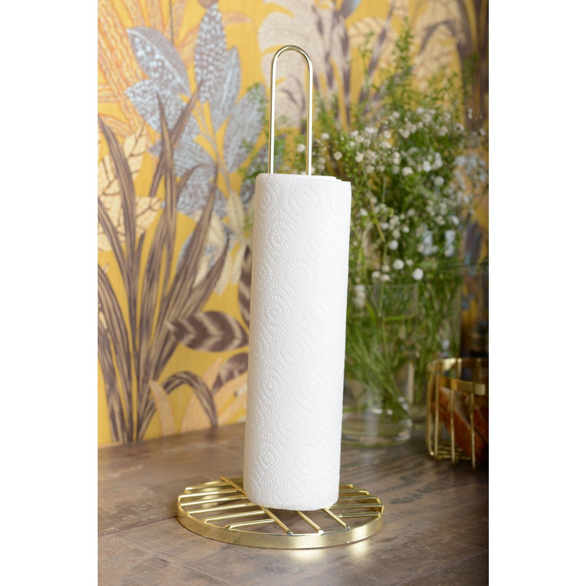 GOLDEN TOWEL HOLDER