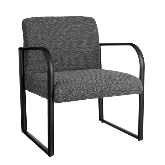 Symon Fauteuil - L72 x B69 x H81 cm - Donkergrijs