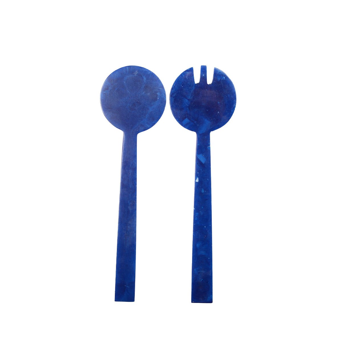 DARK BLUE RESIN SALAD SERVERS