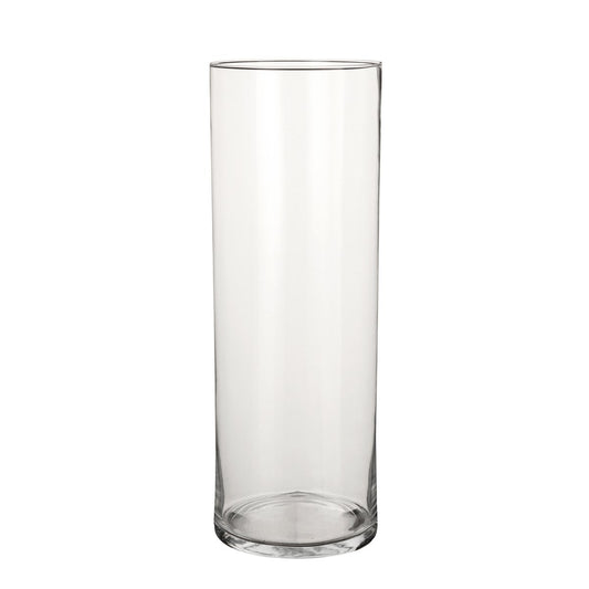 Carly Vase - H55 x Ø19 cm - Cylinder - Transparent