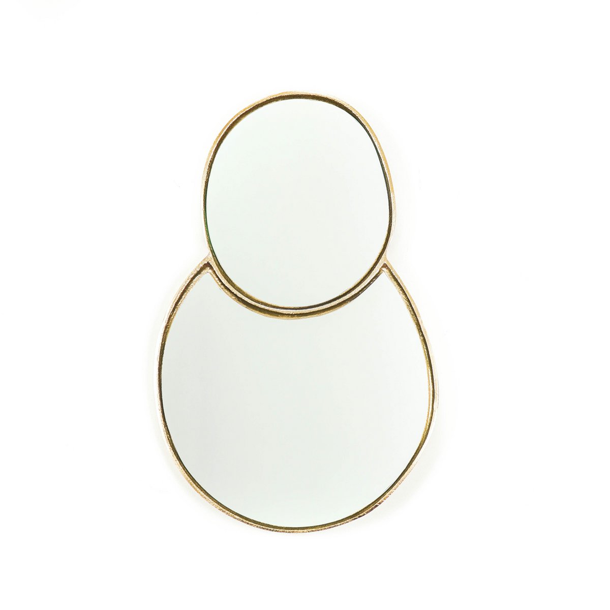 HV 2 Organically shaped mirrors - Gold 1x28x43cm