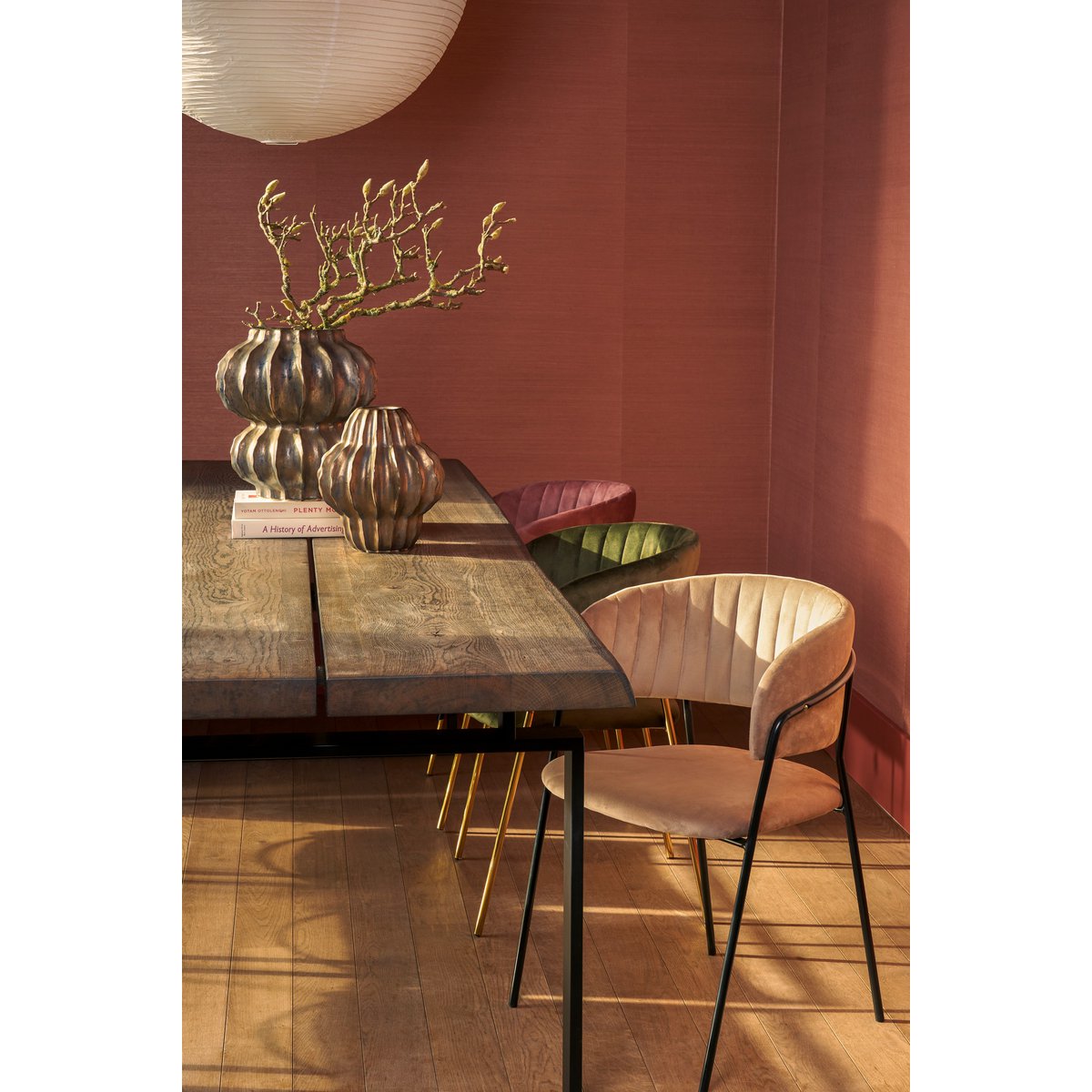 Moony Dining room chair - Velvet - Beige