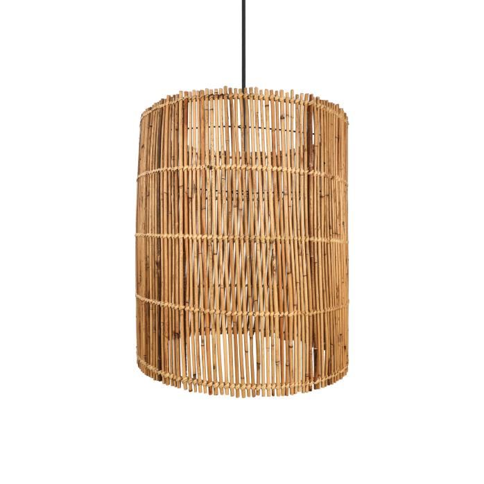 Hanging lamp - ø50 cm - Rattan - Natural