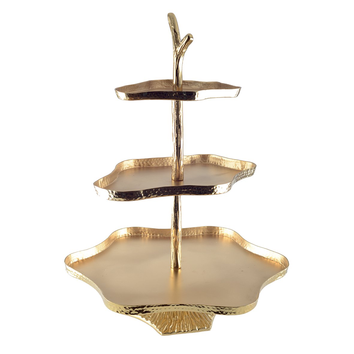 GOUDEN 3-TIER CAKE DISPLAY