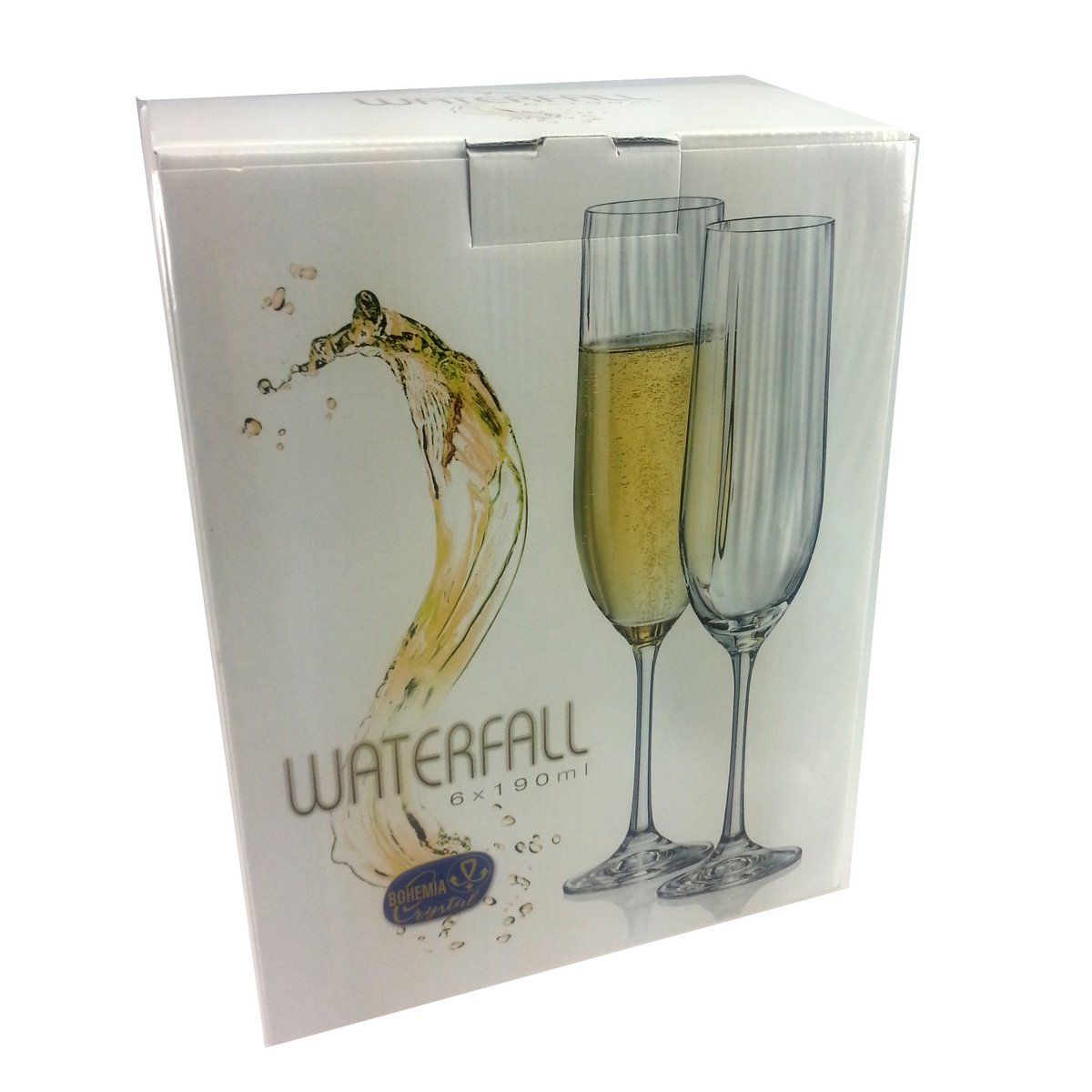 WATERVAL CHAMPAGNE FLUIT-SET VAN 6