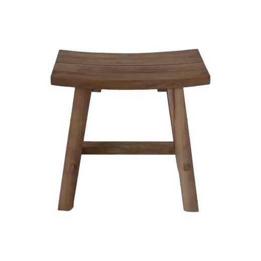 Stool Natural - 30x47x45 - Natural - Teak