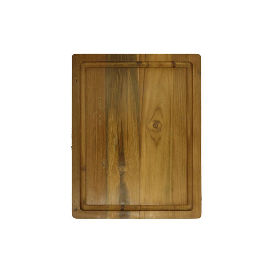 Snijplank Naturel met groef - 60x40x3 - Naturel - Oud Teakhout