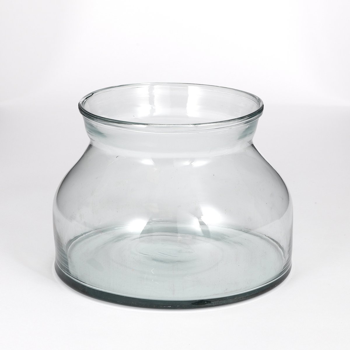 Vienne Schaal - H15 x Ø27 cm - Gerecycled Glas - Transparant