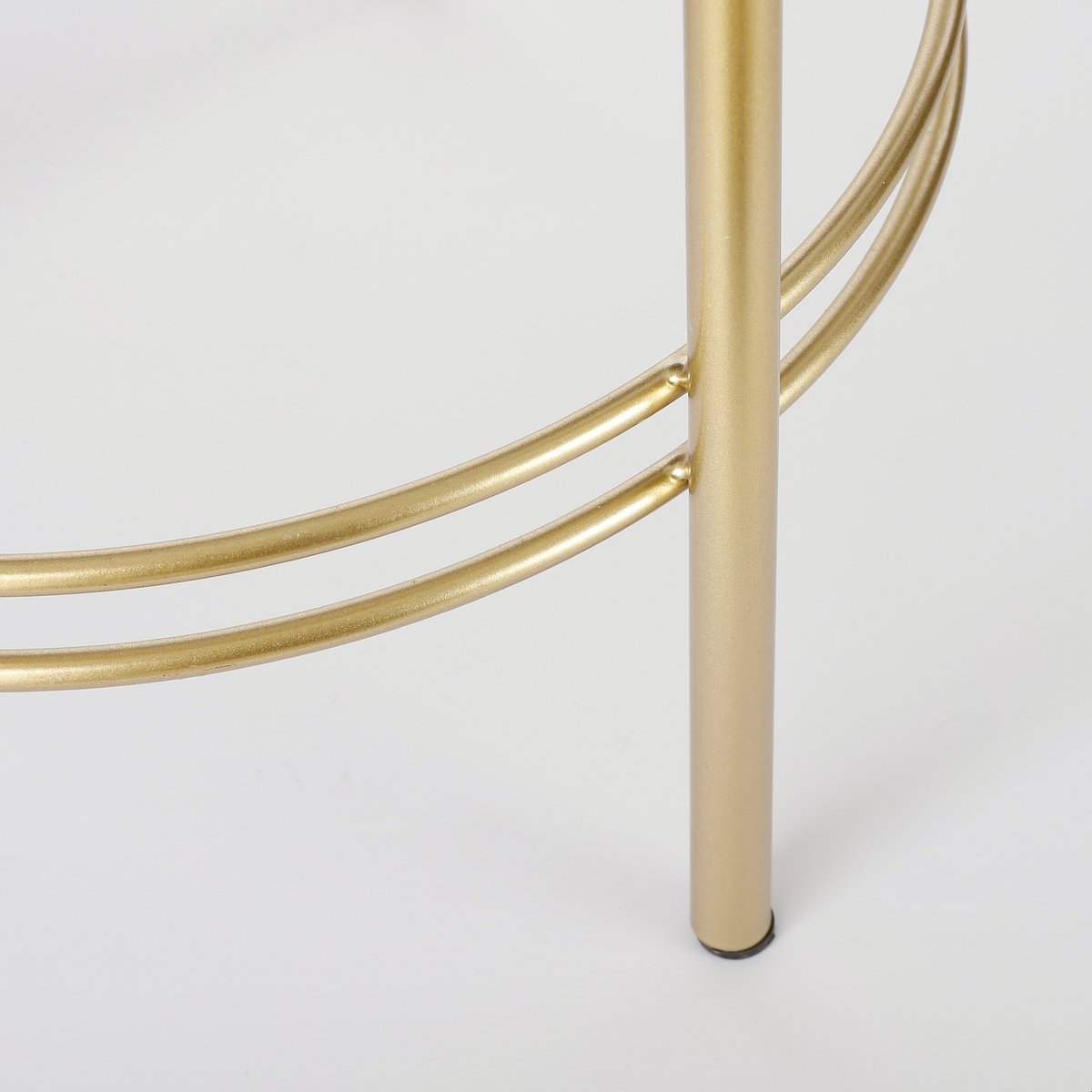 Sverre Flowerpot on Stand - H81 x Ø28 cm - White, Gold