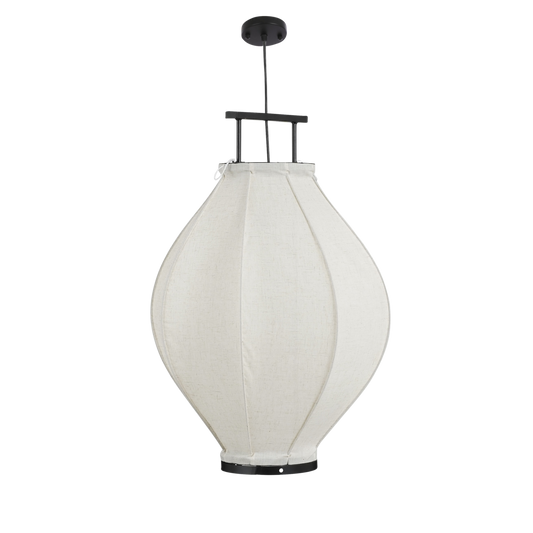 Pego Hanging lamp - H73 x Ø54 cm - Linen - Off White