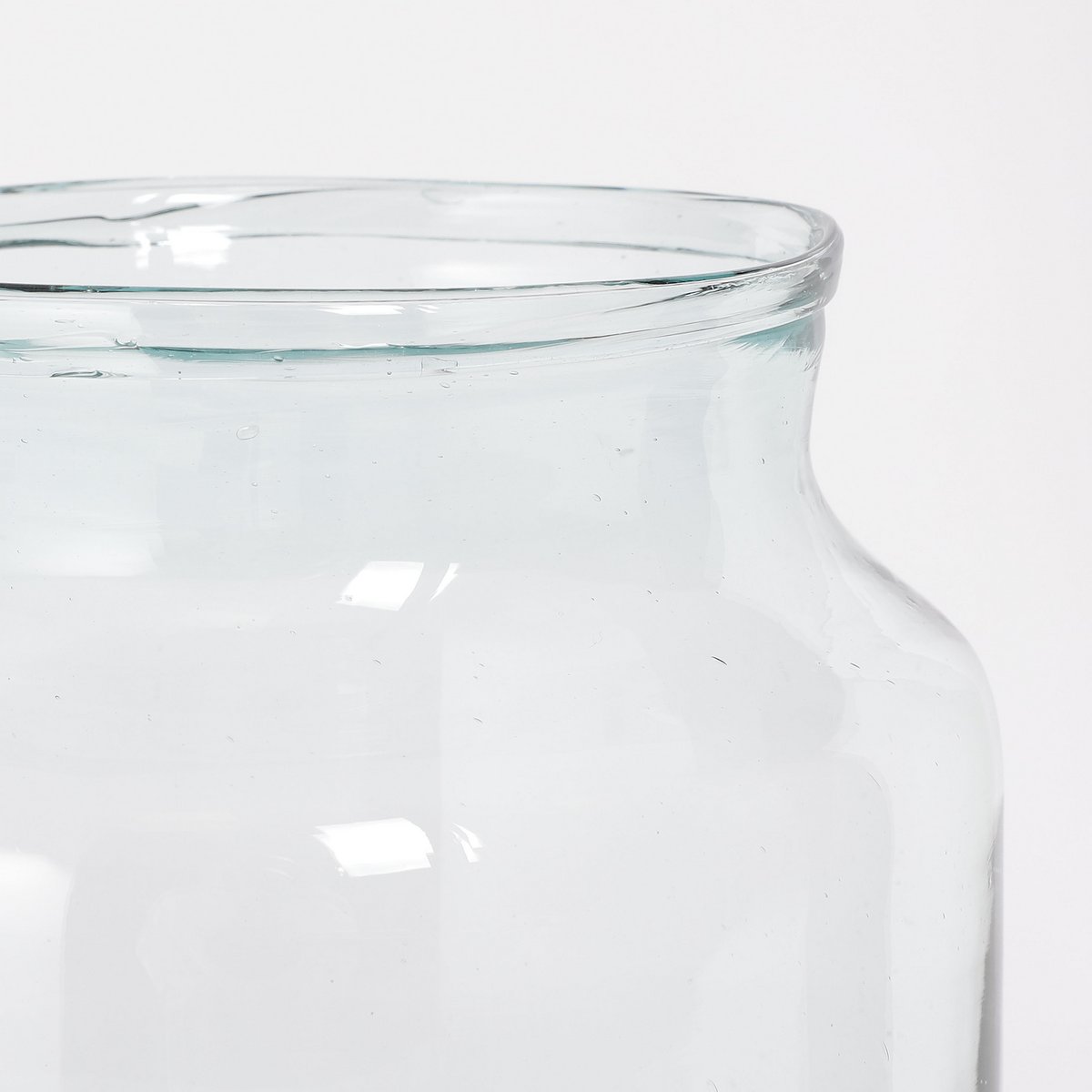 Vienne Vase - H35 x Ø21 cm - Recycled Glass - Transparent