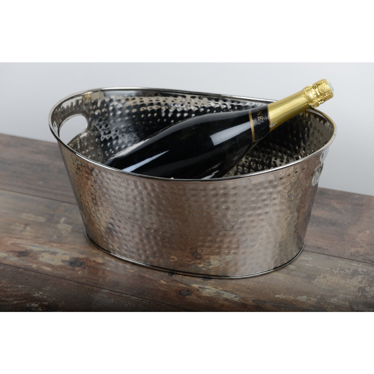 HAMMERED STAINLESS STEEL MULTIPLE CHAMPAGNE BUCKET