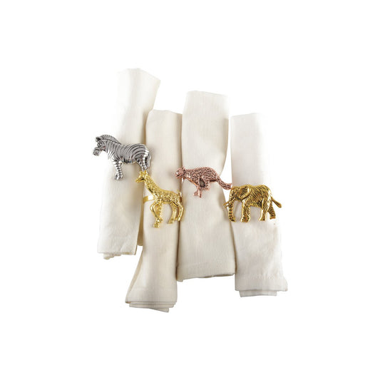 AFRICA NAPKIN RING - SET OF 4