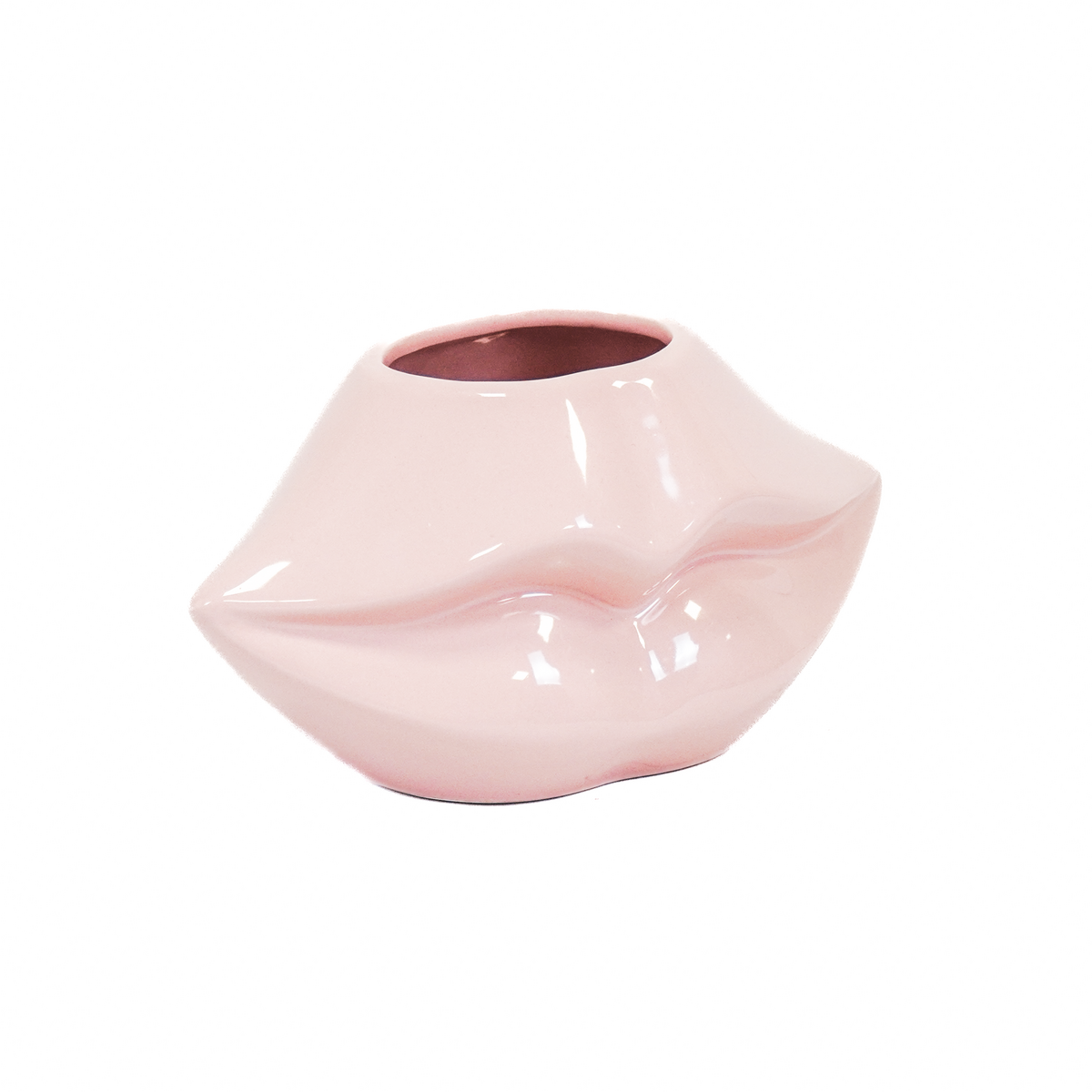 Housevitamin Lips Don't Lie Pot - Lichtroze - 21x19x11cm