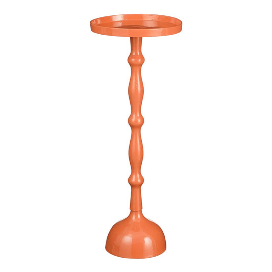 Duco Side table - H66 x Ø25 cm - FSC 100% - Recycled Aluminum - Orange