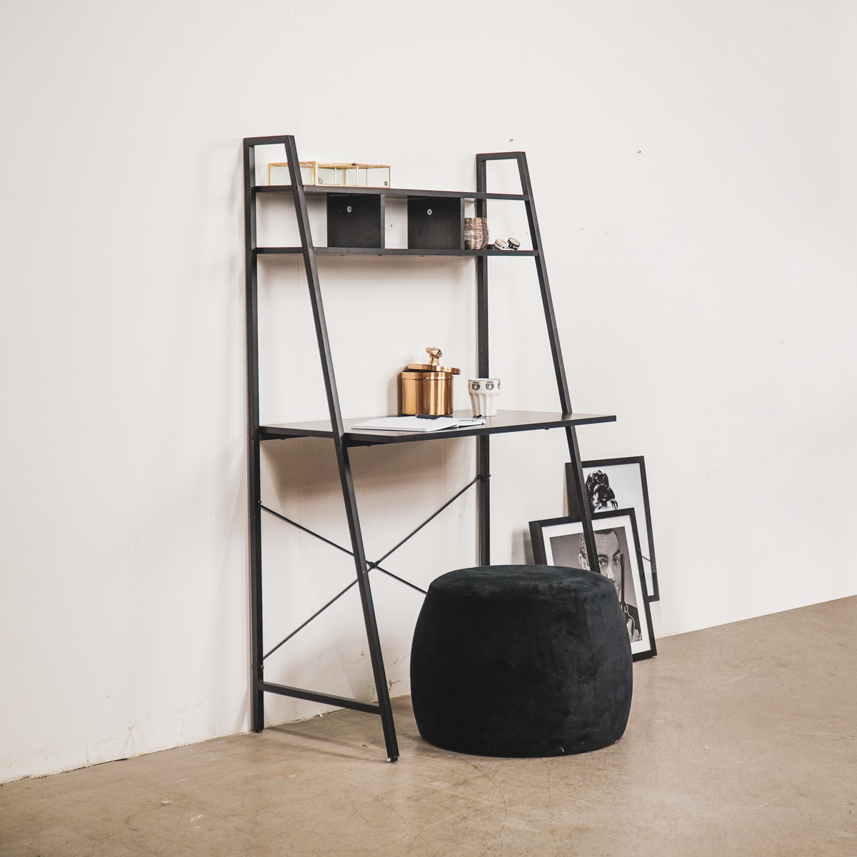 HV Handy Desk - Black - 84x46x145cm