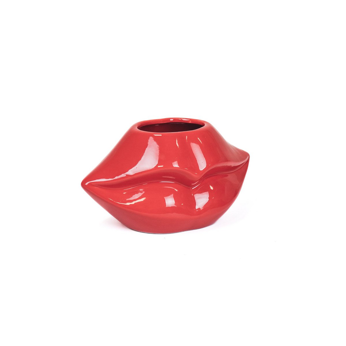 Housevitamin Lips Don't Lie Pot - Rood- 21x19x11cm