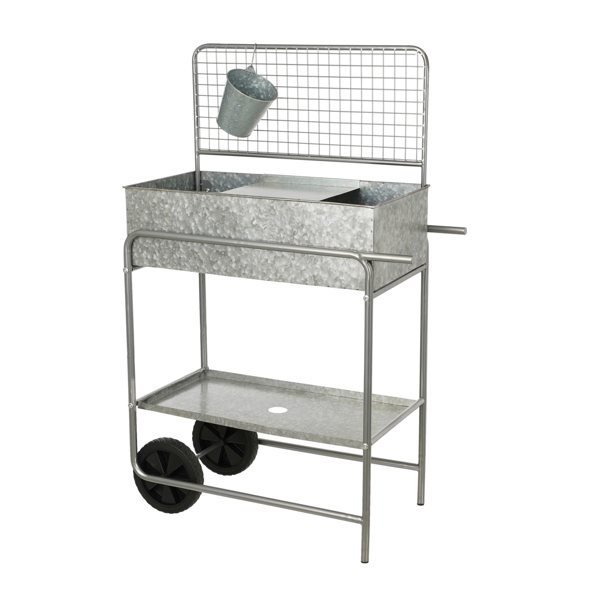 Ken Grow Table - L77 x W38 x H119 - Galvanized sheet steel