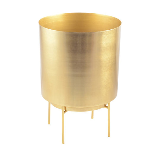 CACHE POT GOLD LARGE MODEL 25X25X35CM