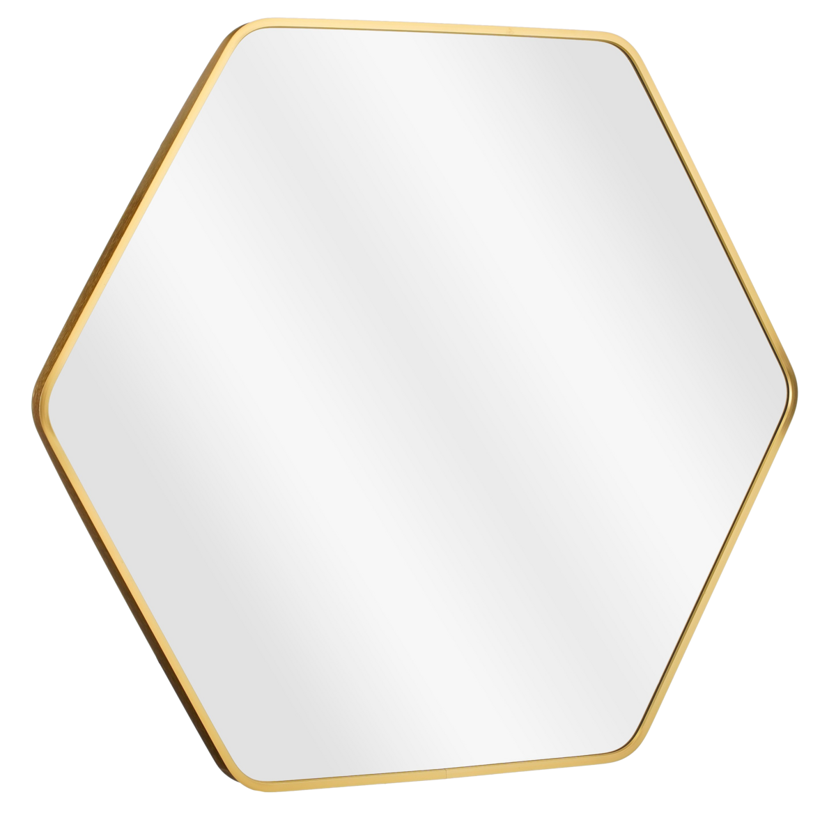 Rossi Wall mirror - L80 x W71 cm - Metal - Gold