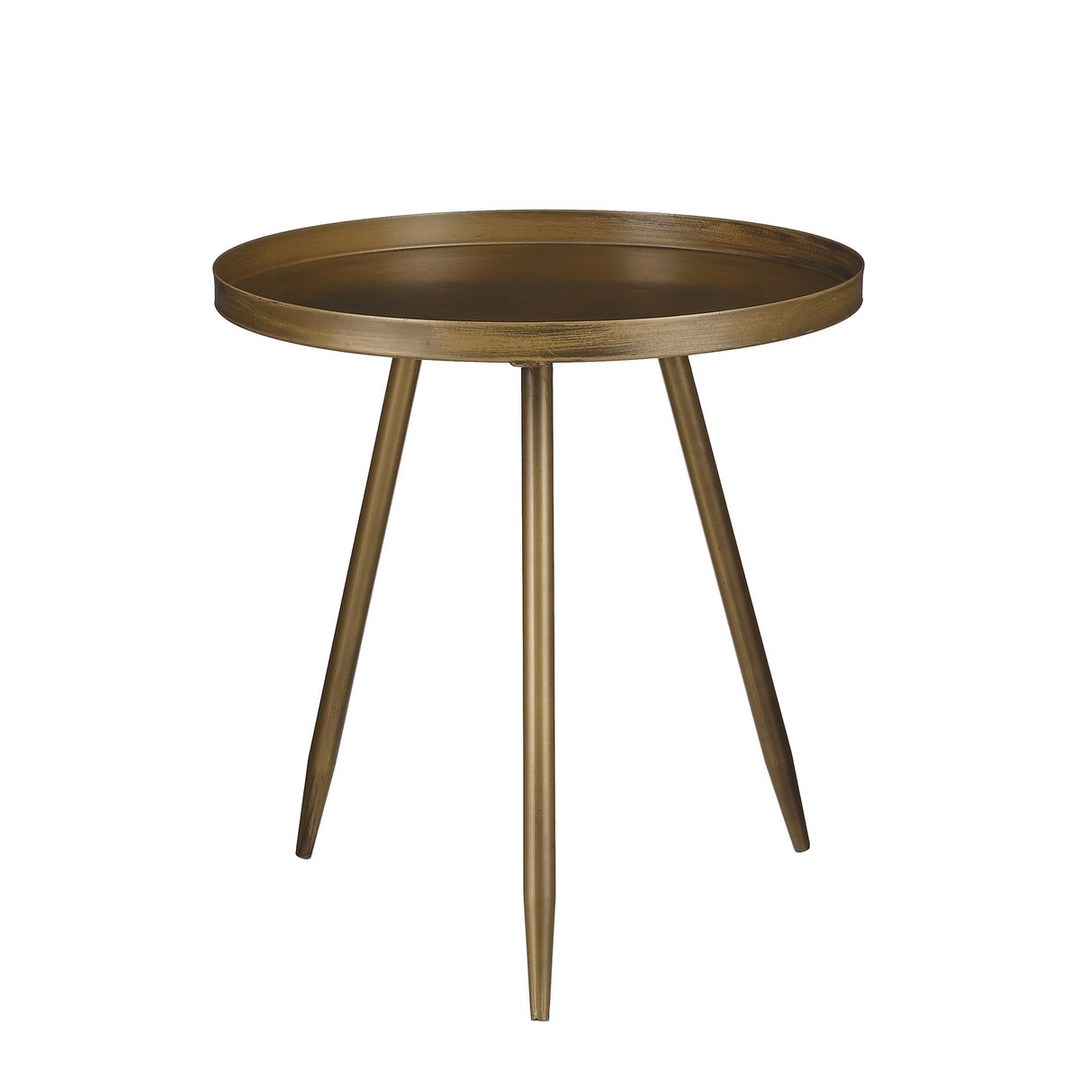 Flores Side table - H42x Ø40 cm - Metal - Bronze