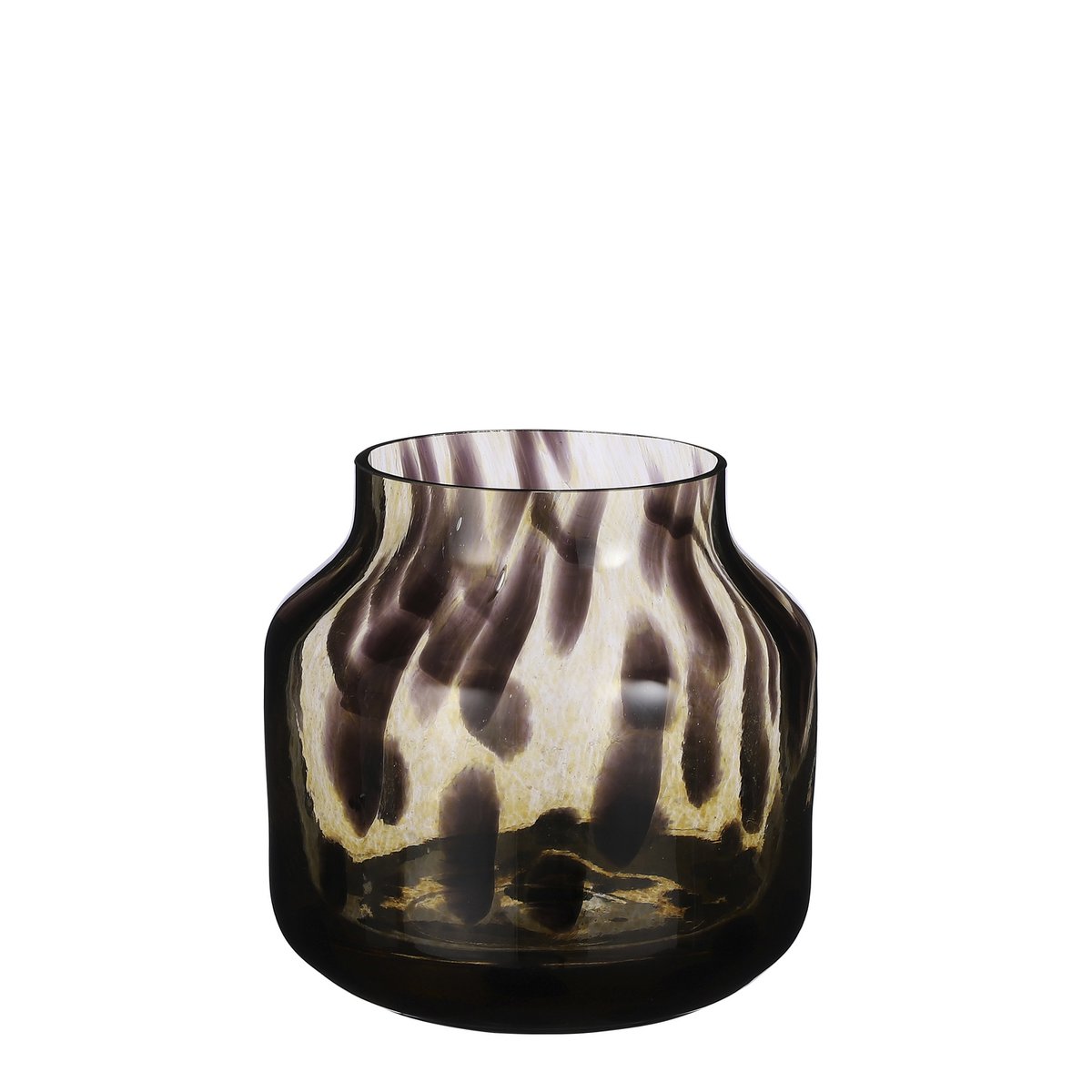 Pantera Vase - H19 x Ø19 cm - Brown