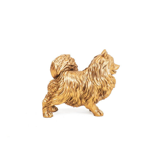 Housevitamin Pomeranian Dog - Gold - 23x10x18cm