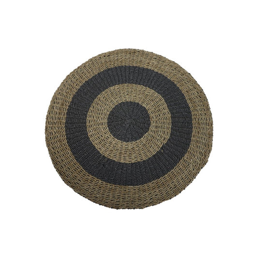 Rug - ø120 - Raffia/seagrass - Natural/Grey